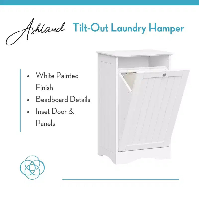 Meuble à linge inclinable avec sac de rangement en tissu amovible blanc