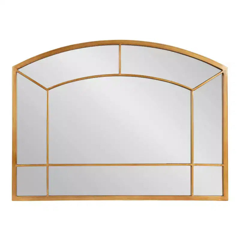 Miroir Mural Arche Doré