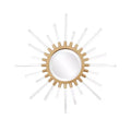 Howard Elliott 24" Nimbus Contemporary Sunburst Wall Mirror Gold