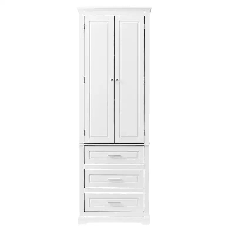 Meuble haut de rangement de salle de bain avec trois tiroirs