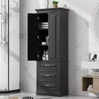 Meuble haut de rangement de salle de bain avec trois tiroirs