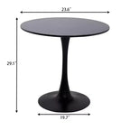 Table à manger moderne, Table bistrot ronde pour 2 personnes