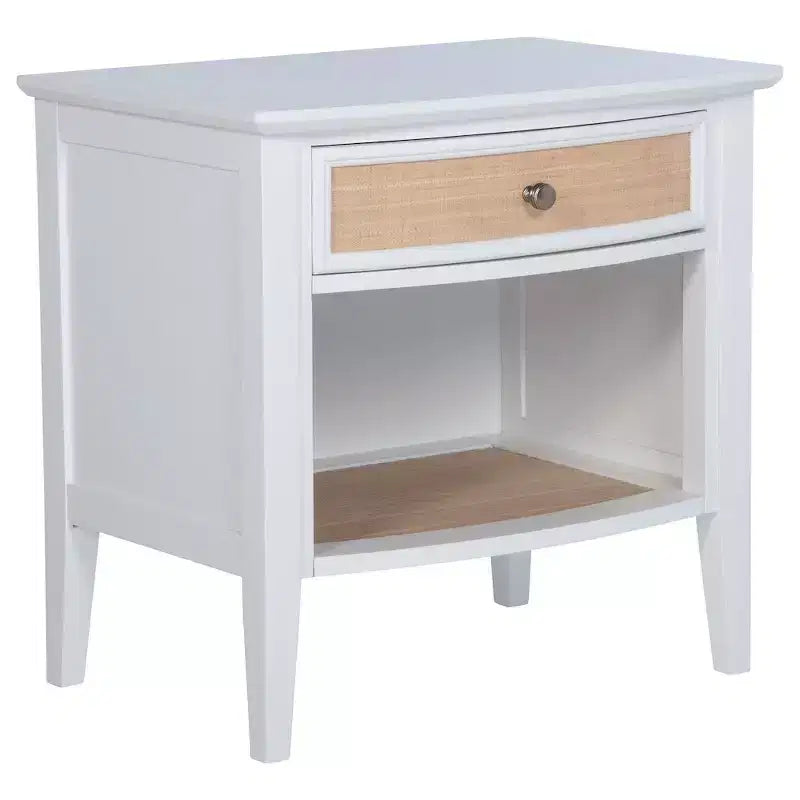 Coaster,Bexhill 1-drawer Nightstand Bedside Table White