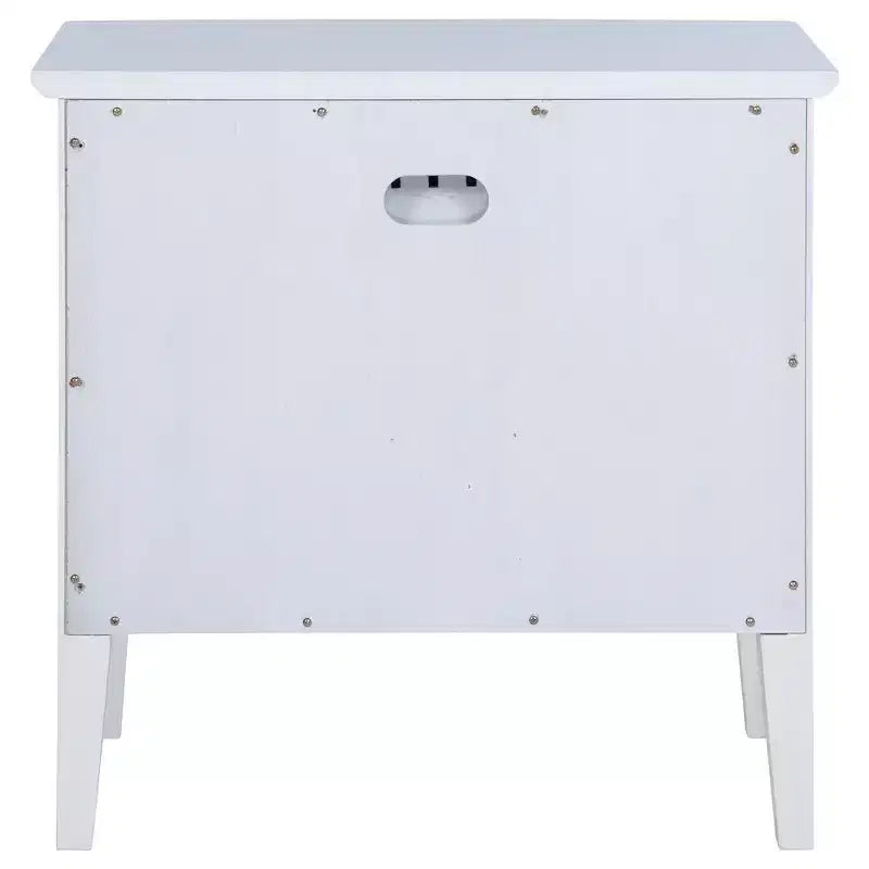 Table de chevet à 1 tiroir, blanc