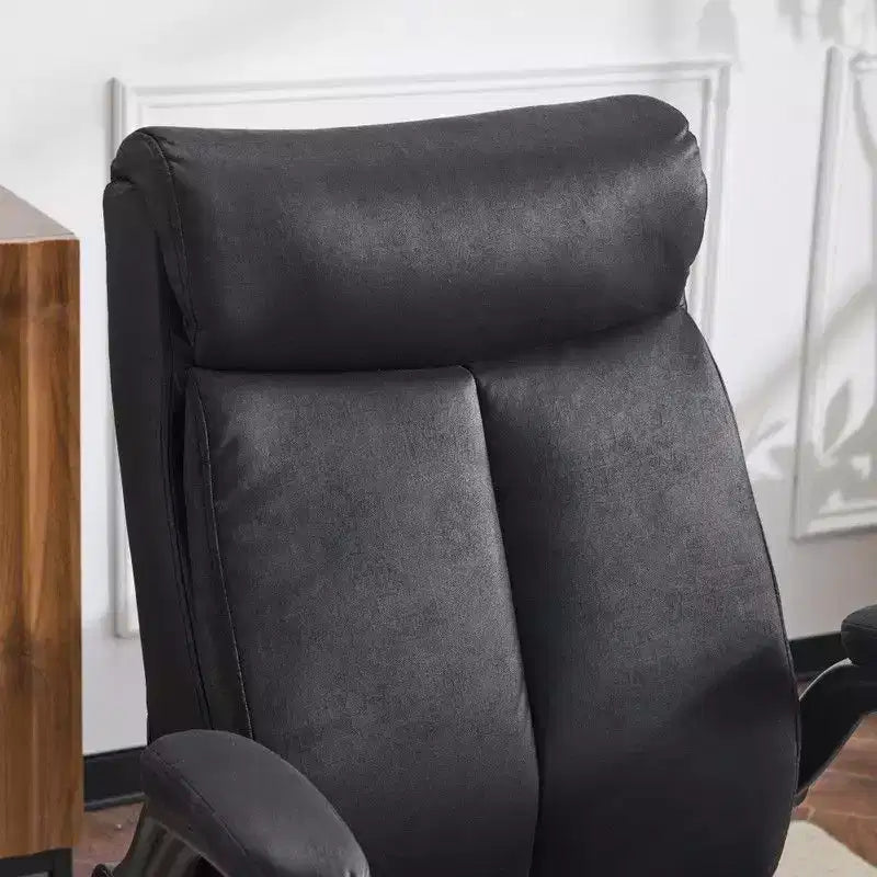 Chaise de bureau pivotante à dossier mi-hauteur avec accoudoirs réglables, 28 po L