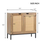 Meuble à vin avec rangement, buffet de salle à manger, meuble de rangement en bois