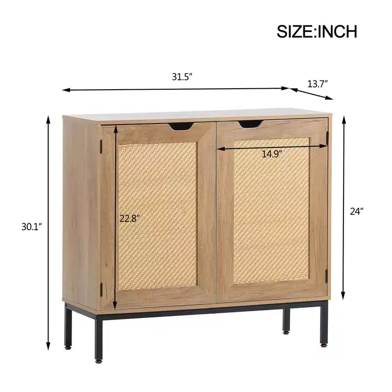 Meuble à vin avec rangement, buffet de salle à manger, meuble de rangement en bois