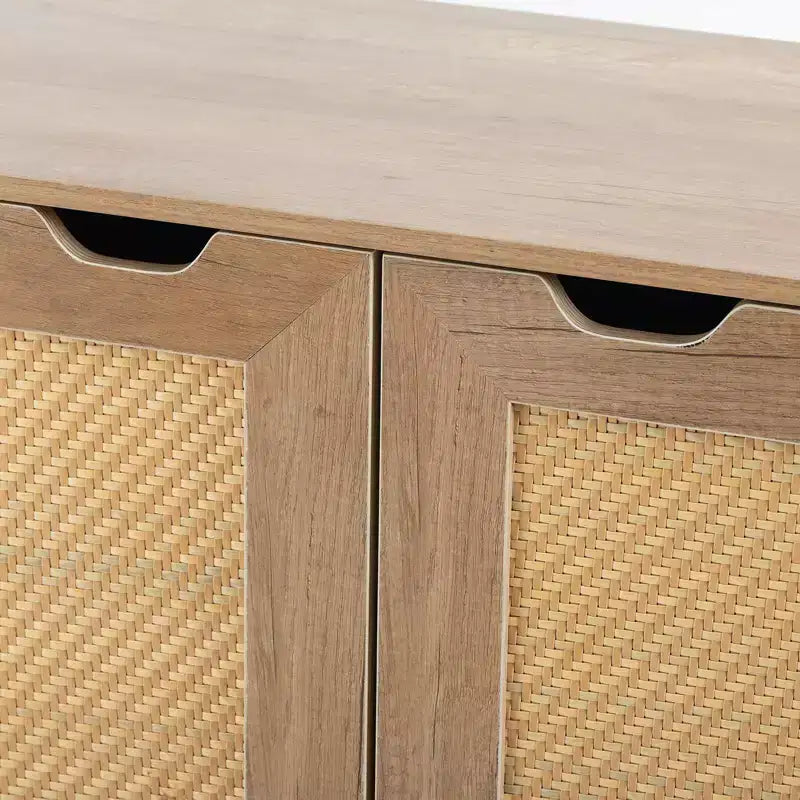 Meuble à vin avec rangement, buffet de salle à manger, meuble de rangement en bois