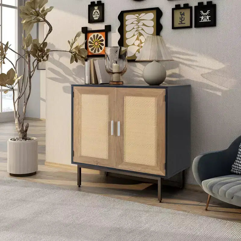 TROPOW Vine cabinet with storage, dining cabinet, storage cabinet made of wood