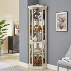 MAYEERTY Bathroom Storage Cabinet MDF+Wood Veneer 1 Door 1 Drawer Waterproof