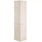 Meuble de Rangement Salle de BainPlacage Bois 1 Porte 1 Tiroir Étanche