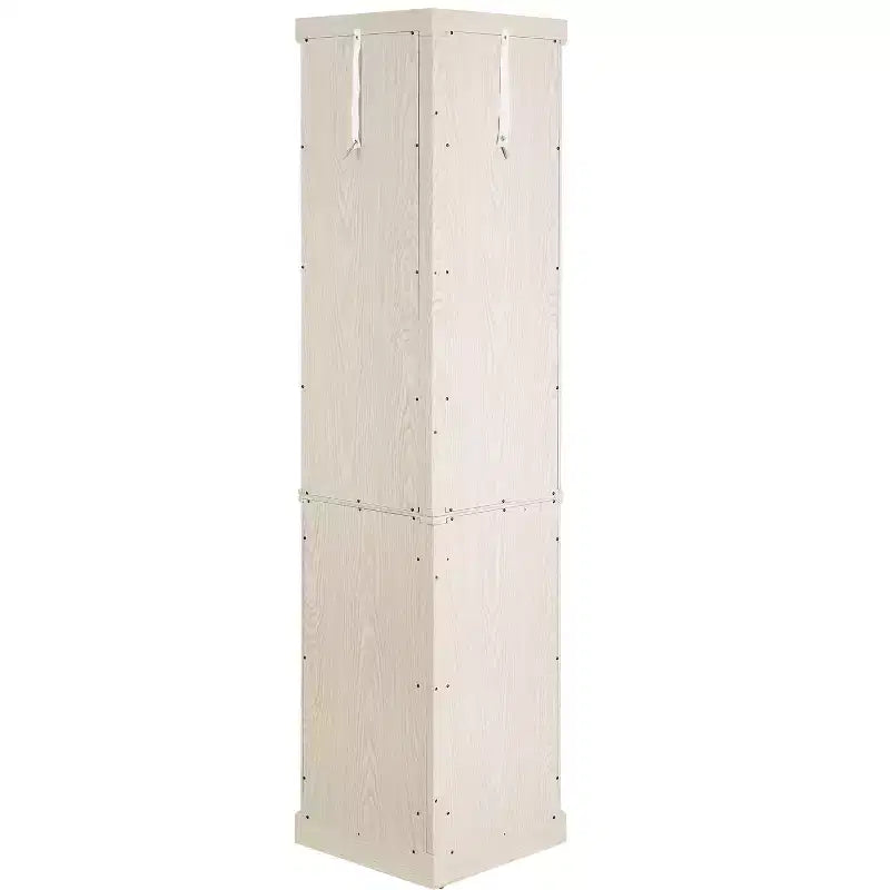 Meuble de Rangement Salle de BainPlacage Bois 1 Porte 1 Tiroir Étanche