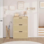 Meuble à chaussures avec 3 tiroirs basculants, Organisateur de chaussures en bois avec étagère réglable, Rangement de chaussures pour entrée, couloir, salon