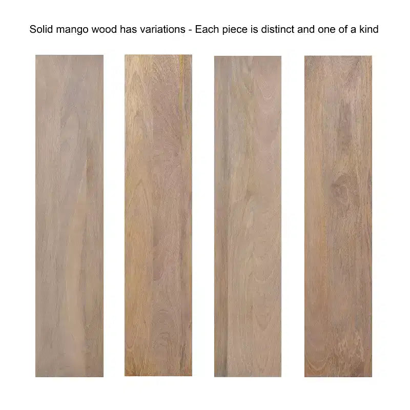 Table d'appoint en bois, Naturel, 12x12x22