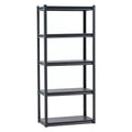 Storage Shelves 16 D x 32 W x 72 H 5 Tier Garage Storage Shelving Heavy Duty Portable