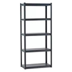Storage Shelves 16 D x 32 W x 72 H 5 Tier Garage Storage Shelving Heavy Duty Portable