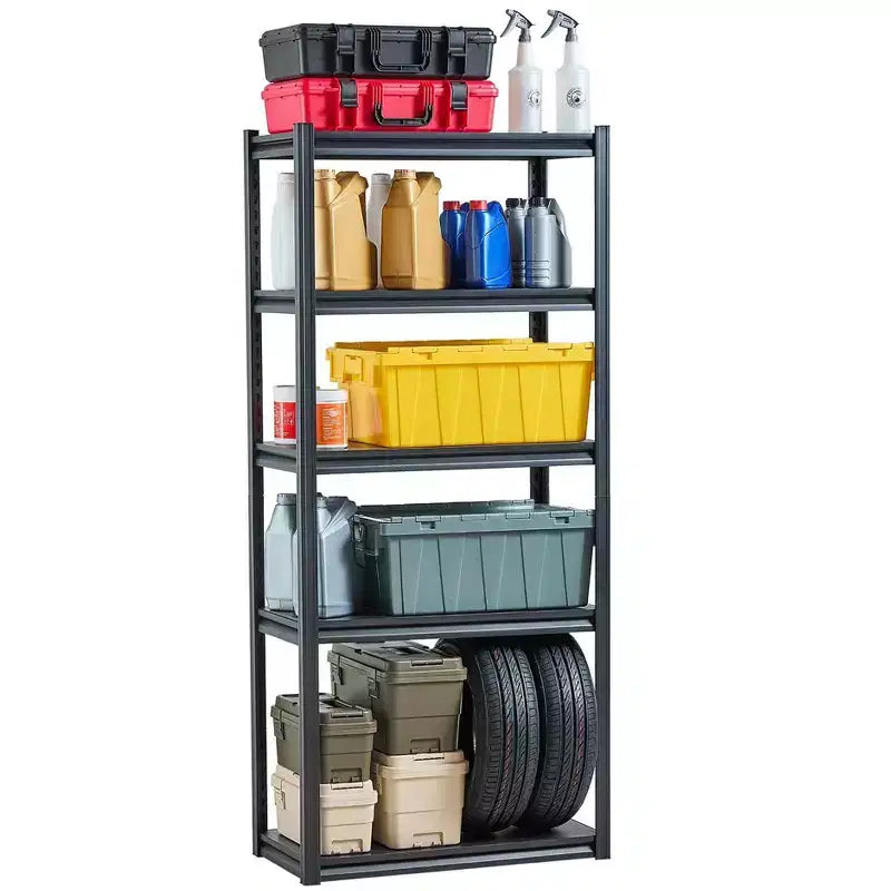Étagères de rangement 16 P x 32 L x 72 H 5 niveaux Étagère de rangement de garage robuste portable