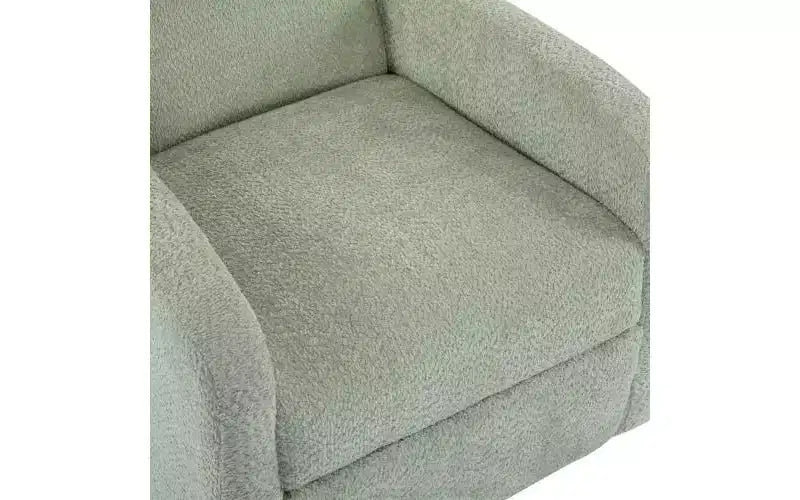 Fauteuil inclinable 360 pivotant et basculant vert clair