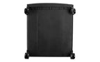 Meuble de classement mobile, 2 tiroirs pour dossiers format légal/lettre, noir, 14,75 x 18,25 x 26