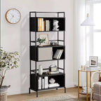 Bibliothèque à triple armoire, Armoire de rangement verticale, Armoire décorative