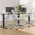 Chaise de bureau ergonomique haute réglable avec accoudoirs relevables