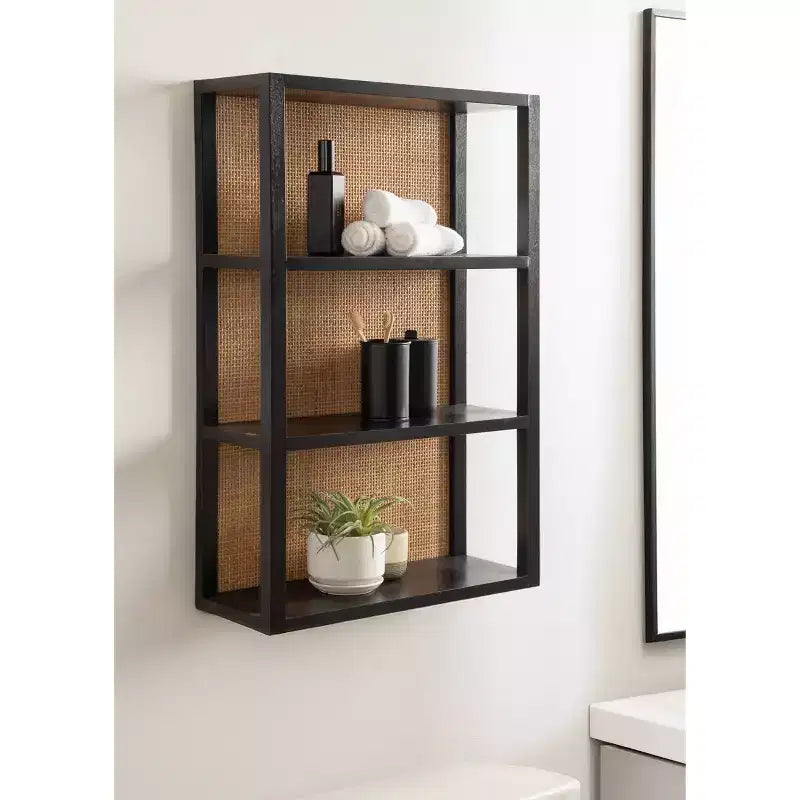 Étagère murale en bois